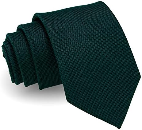 ג ' מייגינס מוצק צבע צמר עניבת כיס כיכר עם עניבת קליפ סטים לגברים