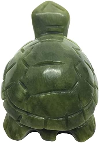 Nelson Creations, LLC Turtle Serpentine Serpentine Gemstone Gemstone Charging Charm Totem פסלון, 3 אינץ