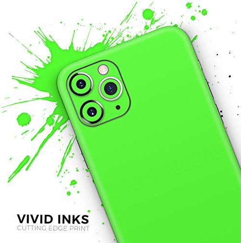 תכנן Skinz Solid Lime ירוק V2 - Designskinz מגן מדבקות ויניל עוטף כיסוי עור תואם ל- Apple iPhone 12