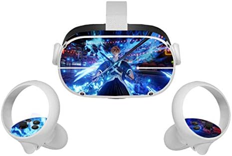 אוסף קרב אנמיין Vidoe Game Oculus Quest 2 Skin VR 2 אוזניות עורות ובקרות מדבקות מדבקות מגן אביזרים