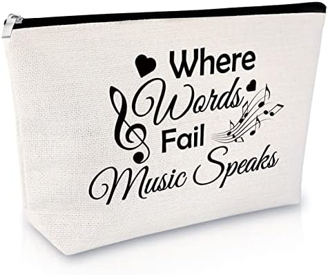 מוסיקה מתנה לנשים מוסיקה איפור תיק מוסיקה מאהב מתנה לנשים חבר ילדה תיק קוסמטי הערכה מתנה למוסיקה
