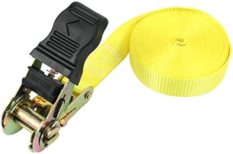 AEXIT לנהיגה עצמית חומר נסיעה טיפול בטיפול במזוודות מחייבות מחגר מתכת קישור רצועות רצועות 5 מ 'צהוב