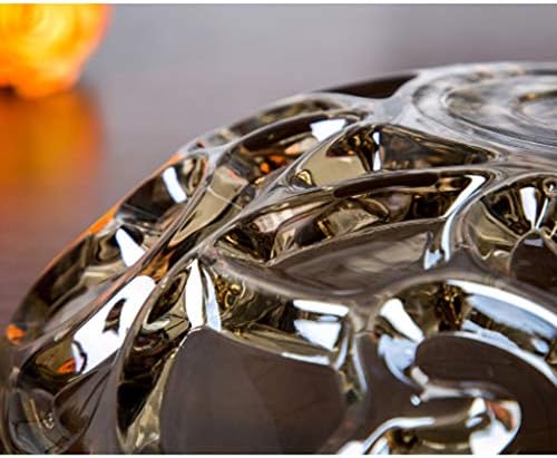 פירות צלחת פשוט קריסטל זכוכית פירות צלחת אירופאי יצירתי סלון בית פירות יבשים סוכריות צלחת