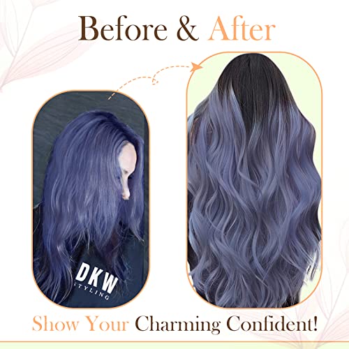 לקנות יחד לחסוך יותר תם קלנוער שתי חבילה קלטת בתוספות שיער אמיתי שיער טבעי אור כחול 18 + 20 אינץ