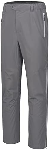 מכנסי גשם של חמור אנדי הקטן אנדי אטומים אטומים למים מכנסיים חיצוניים אטומים לרוח לטיולים רגליים,
