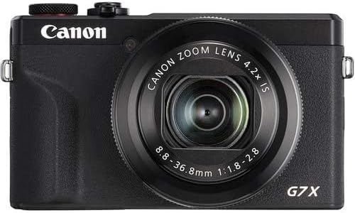 Canon PowerShot G7 x Mark III מצלמה דיגיטלית עם צרור דיגיטלי RTECH - כולל: כרטיס זיכרון SDXC 64GB, סוללה להחלפה