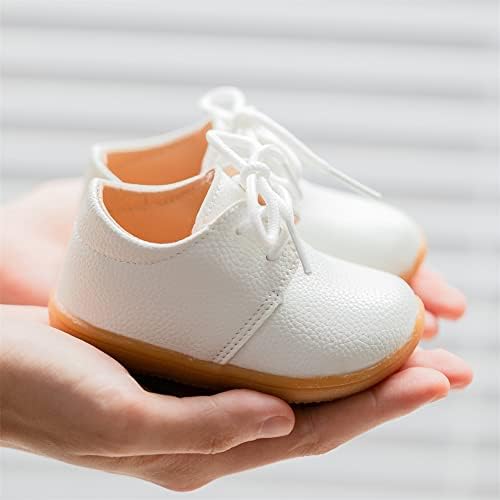Dazarve תינוקת תינוקות בנות בנות נעלי שמלת כלה פעוט שרוך-אפ אוקספורד נולד נולד ראשון נעלי ספורט ווקר