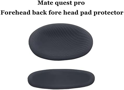 כרית כרית כרית סיליקון של Hounyoln עבור Meta Quest Pro, תואמת למטא Quest Pro מצח ומוח אחורי להקל על לחץ על כיסוי