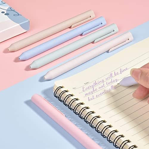 6 יחידות צבעוני ג ' ל עטים, פסטל דיו צבעים, מהיר יבש דיו עט בסדר נקודת 0.5 ממ כתיבה חלקה עבור