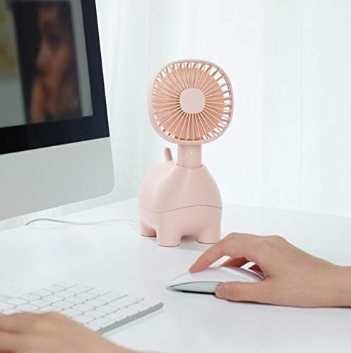 Razzum Fanshaking Head Handheld Most Fan, USB מאוורר נטען נייד, Mini Desktop Office Fan Fan, Fan
