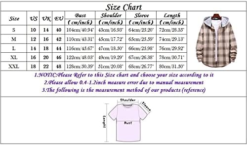 חולצות ברדס משובצות של ווקאצ'י משובצות לגברים קפוצ'ונים משקל קל משקל קל משקל סתיו כפתור אופנה חורף למטה חולצות