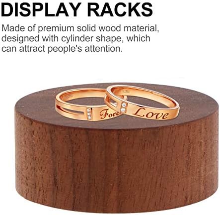 קבילוק דוכן תצוגת טבעת תצוגת עומד עץ טבעת מתלה אצבע תכשיטי בעל תצוגת ראווה מייצג בית חנות טבעת תצוגת