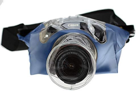 Navitech Frost לבן DSLR SLR עמיד למים מארז דיור מתחת למים/כיסוי שקית תיק יבש תואם ל- Nikon D3400