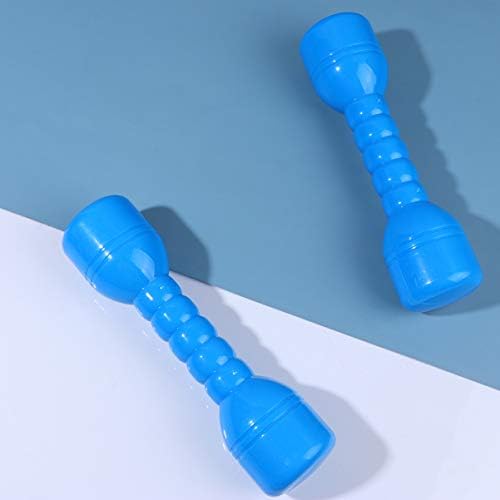 ספורט פעוט צעצועי 3 זוגות כחול גן תרגיל יד עבור משקולות קולי בר פלסטיק סוג ילדים צעצוע בוקר ב ציוד