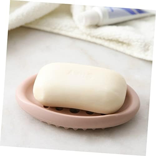 Alipis 3PCS מחזיק סבון סיליקון מיכלי סיליקון מלבני סבון שומר ללא סבון מחזיק סבון מהיר סבון סבון
