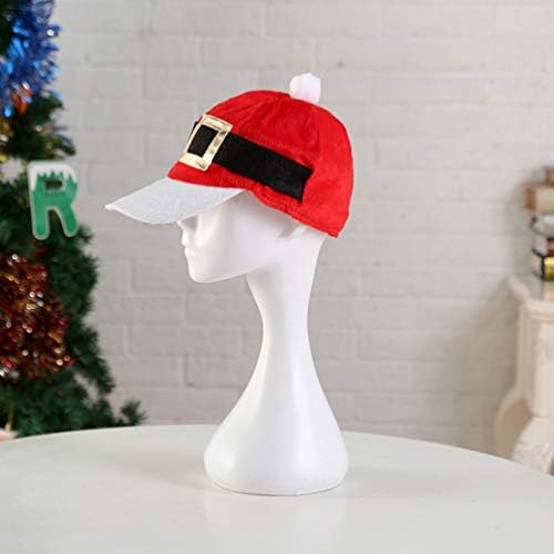 חג המולד סנטה בייסבול כובע חג המולד המפלגה כובע קטיפה קייטרינג שף כובע חג המולד כובע חג המולד