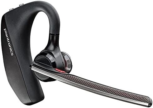 Plantronics - Voyager 5200 - Bluetooth מעל אוזניות האוזן - תואם לחיבור לטלפונים סלולריים - ביטול רעש,