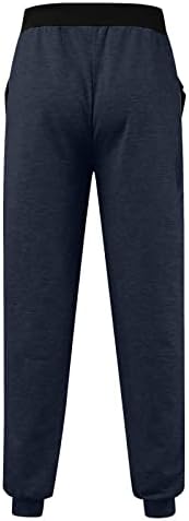 מכנסיים מוצקים של אמצע המותניים המותניים ספורט ספורט ספורט עם כיסים עם מכנסי מכנסי גברים לגברים