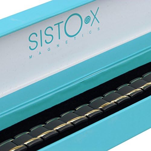 צמיד Sisto-X Sisto-X/Titanium בטיפול פרו שחור/זהב ניאודימיום