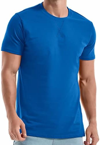 חולצות טריקו לגברים של Kliegou - צוות צוואר כותנה פרימיום - 3xl
