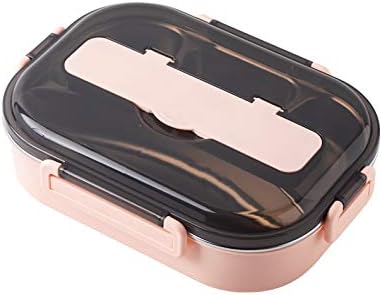 קופסת בנטו לילדים לקיבואה עם תא 304 קופסת נירוסטה בנטו קופסת מיקרוגל חימום מזון מיכלי שולחן