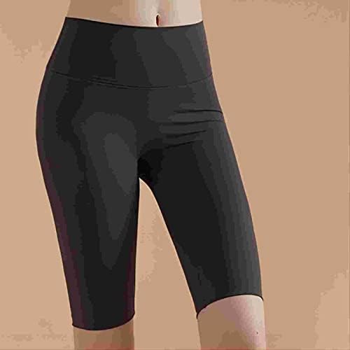 מכנסיים קצרים של אופנוען לנשים בקרת בטן מותניים גבוהה אימון קיץ מזדמן אימון יוגה מכנסיים קצרים