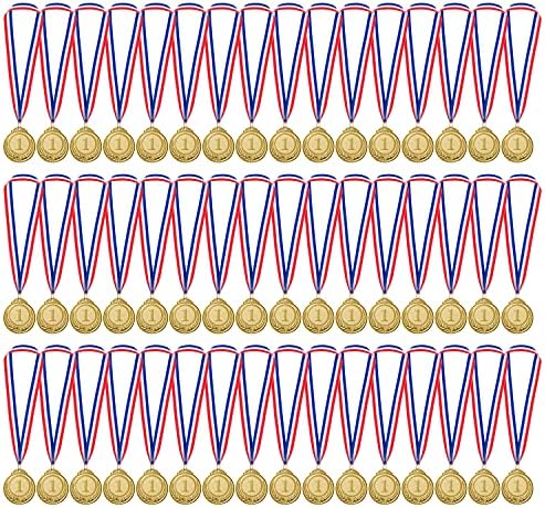 48 חתיכות מדליות פרס זהב - מדליות זוכה פרסי זהב לספורט, תחרויות, מסיבה, דבורי איות, סגנון אולימפי,