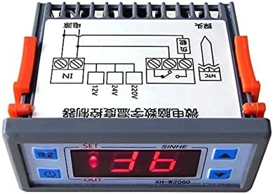 בקר טמפרטורה דיגיטלית משובצת מבקר 12V 24V 220V ארון אחסון קר תרמוסטט טמפרטורה בקרת טמפרטורה