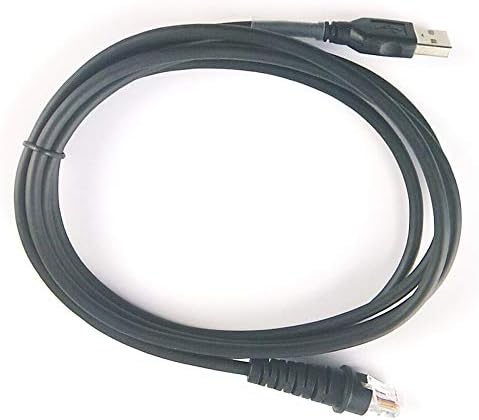 כבל USB של סורק ברקוס של Fetcus, 2M, עבור HHP 3800G/3800R/3820/3200/4600G/4600R/4820/4600Q, 2-PACK,