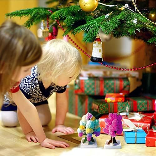 עץ נייר פורח DIY פורח נייר 100 מל ועץ חג המולד עץ חג המולד שלוש גדלות בעץ על קישוט היפופוטם חג המולד