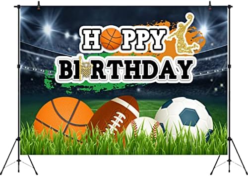 7 * 5 רגל כדור ספורט יום הולדת שמח רקע ילדים בני אצטדיון משחק דשא צילום רקע בייסבול כדורגל כדורסל רוגבי דיוקן