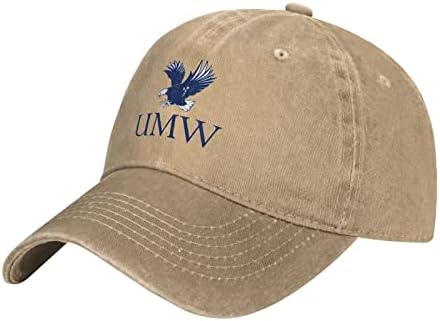 אוניברסיטת מרי וושינגטון לוגו גברים של בייסבול כובעי קלאסי קאובוי כובע מתכוונן בציר אבא כובעים
