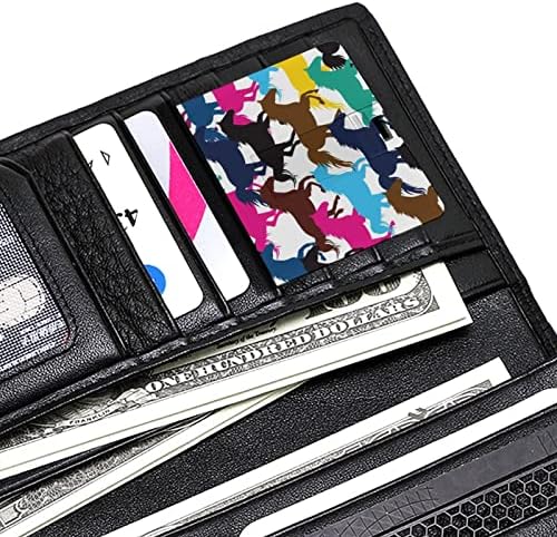 כרטיס אשראי סוס צבעוני USB כונני פלאש בהתאמה אישית של מקל זיכרון מפתח מתנות ארגוניות ומתנות לקידום מכירות