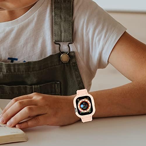 להקת אנקנג + מקרה לרצועת שעון Apple 8 Ultra 49 ממ Iwatch Series 8 Ultra 49 ממ ספורט שורש כף היד