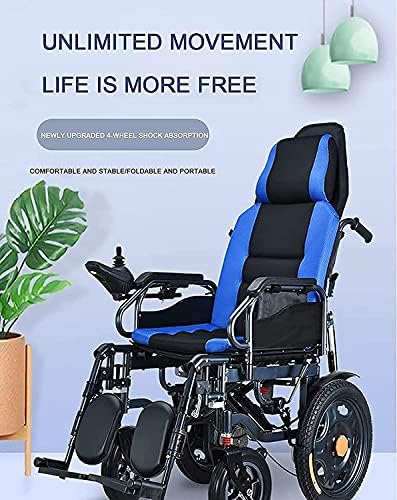 אופנה נייד כיסא גלגלים גבוהה משענת לקשישים מלא שכיבה הלם קליטת מתקפל כוח גלגל כיסא חמש-מהירות מתכוונן