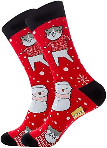 גרבי חג המולד לנשים גרביים מהנות חידוש גרביים מזדמנים מפוארים מפוארים לחברות אמא קרסול גרבי קרסול