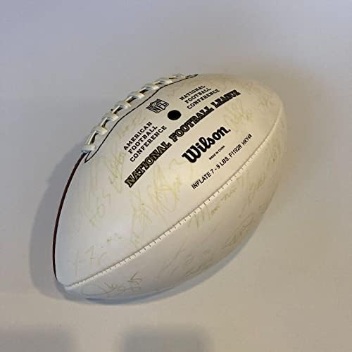 2003-2005 קבוצת בולטימור רייבנס חתמה על וילסון NFL כדורגל JSA COA 7 - כדורגל חתימה