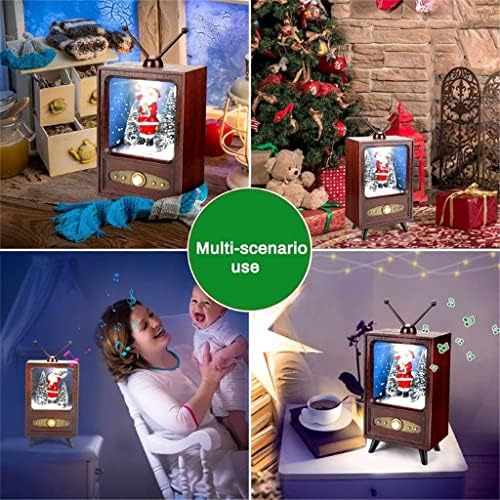 Lhllhl mini tv musicbox תיבת מוסיקה לחג המולד פופולריות תצוגה