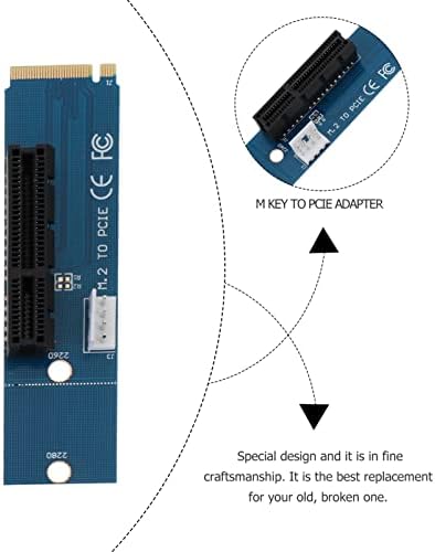 מתאם מחשב Mobestech מתאם מחשב 2PCS M. 2 עד M. 2 לממיר PCI- E SSD לממיר PCI