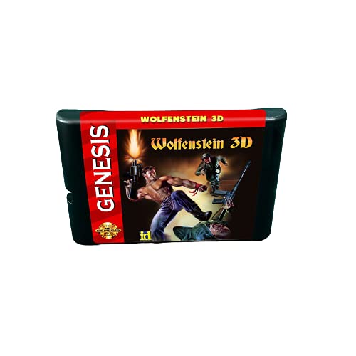 Aditi Wolfenstein 3D - 16 BIT MD משחקי מחסנית עבור קונסולת Megadrive Genesis