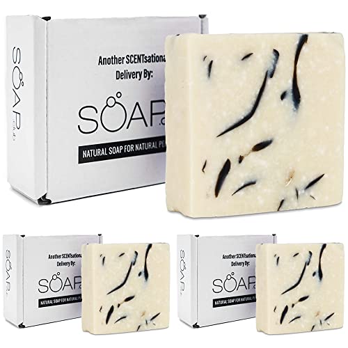 סבון מועדון טבעי בר סבון מתנת סטים לגברים-גברי ריח של ארז, עץ תה-בעבודת יד אמבט סבונים עם הופעל
