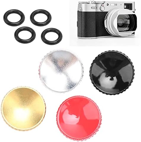 פליז נחושת פליז קעור כפתור שחרור טבעת גומי עבור Fujifilm עבור Leica for Nikon for Sony אביזר חלק