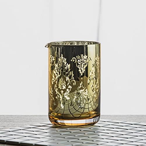 Dodouna בסגנון יפני קריסטל זכוכית בר ברמנית קוקטייל קוקטייל מערבב כוס כוס ויסקי שקופה כוס בירה חלולה ספל