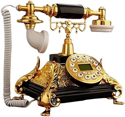 טלפונים טלפוניים צלחת מסתובבת אירופית מגע חיוג קווי טלפון משרד בית מלון עשוי גאוני