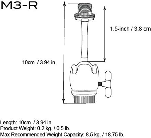 מסלול Triad-Orbit M3-R מיקרו 3-R מתאם גזע ארוך