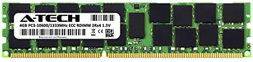 החלפת A-Tech 4GB ל- HP 536889-001-DDR3 1333MHz PC3-10600R ECC רשום RDIMM 240 פינים 2RX4 1.5V-מקל זיכרון