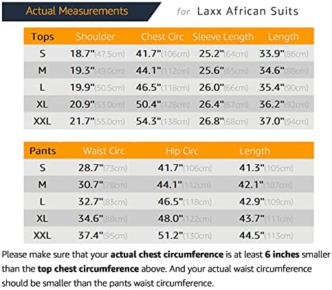 חולצת דשיקי אפריקאית של Laxx גברים אפריקאית, דפוס שבטי מסורתי הדפס זהב, עליון שרוול ארוך ומכנסיים מתאימים כחול