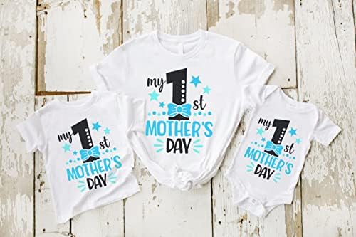 שלנו ראשון אמא של יום חולצה, אמהות יום התאמת חולצה, אמא ואותי חולצה, אמא ואותי התאמת חולצות יילוד