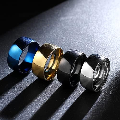 קולסו 8 ממ כחול טבעות לגברים ונשים אישית טבעת אישית טבעת חקוק טבעת-75853