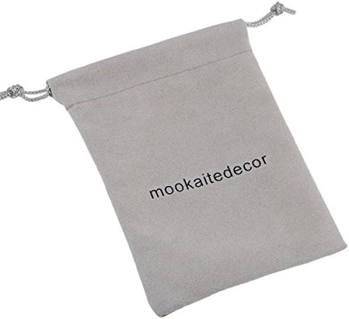 צרור Mookaitedecor - 2 פריטים: 6 שרביבי קריסטל נקודתיים יחידים ומערכת חותמת חותם שעווה עם קישוט אויב